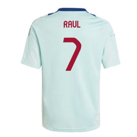 2024-2025 Spain Training Jersey (Turquoise) - Kids (Raul 7)