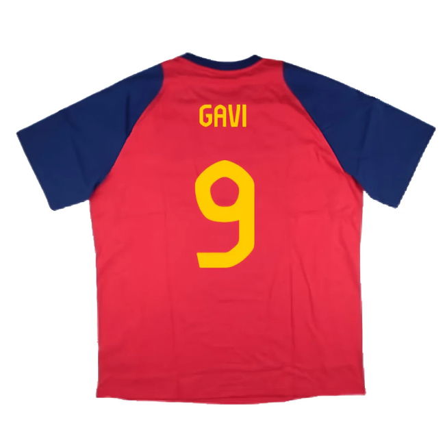 2024-2025 Spain Training Tee (Red) (Gavi 9)