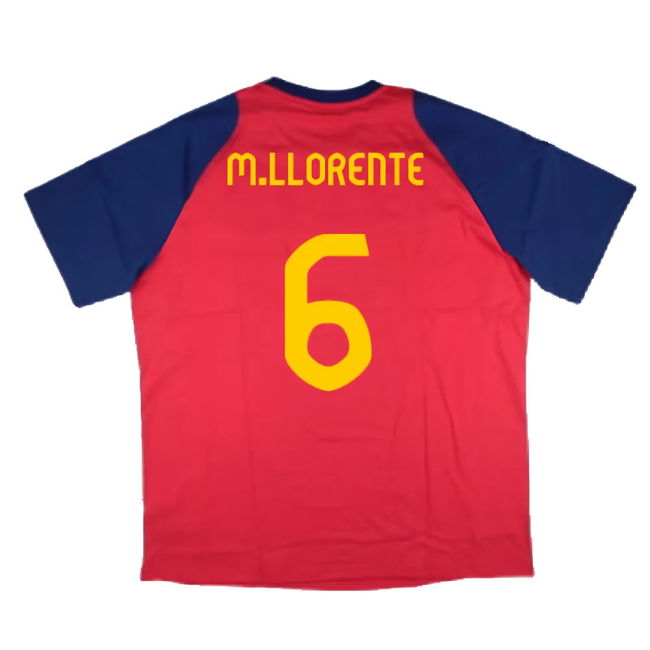 2024-2025 Spain Training Tee (Red) (M.Llorente 6)