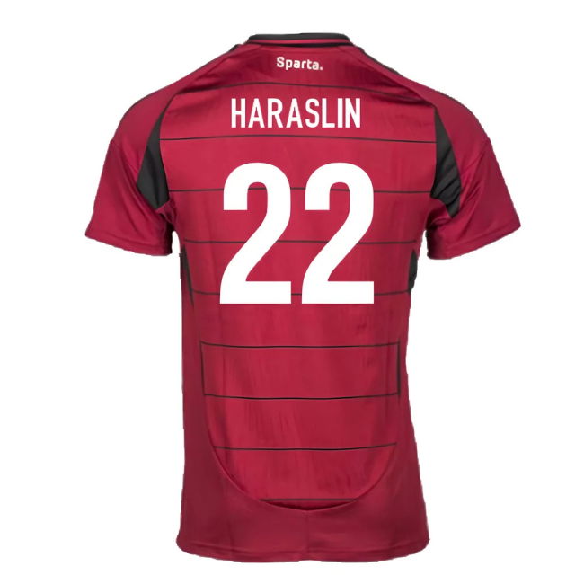 2024-2025 Sparta Prague Home Shirt (Haraslin 22)