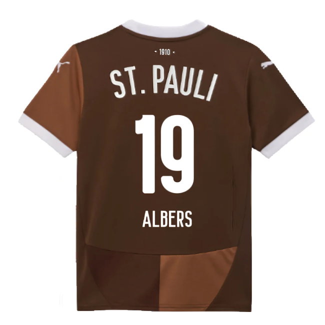 2024-2025 St Pauli Home Shirt (Kids) (Albers 19)