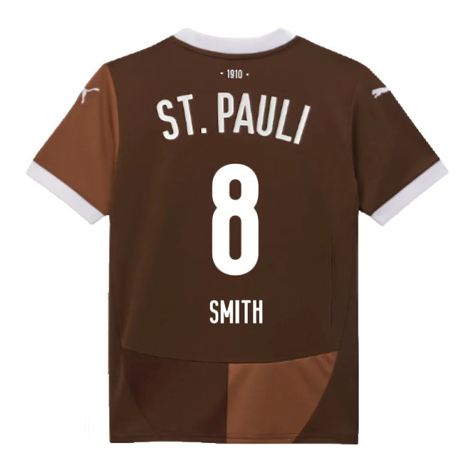 2024-2025 St Pauli Home Shirt (Kids) (Smith 8)