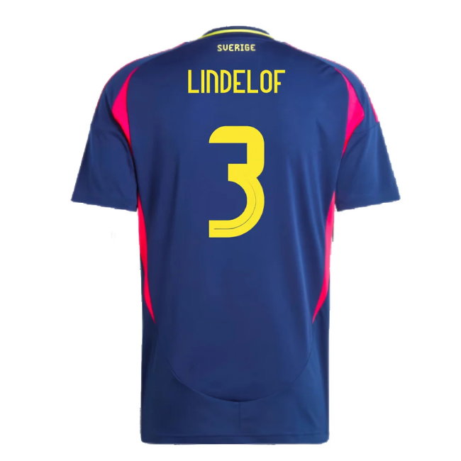 2024-2025 Sweden Away Shirt (LINDELOF 3)