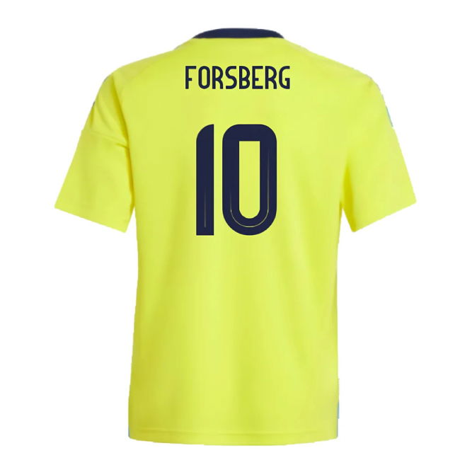 2024-2025 Sweden Home Fan Shirt (Kids) (FORSBERG 10)