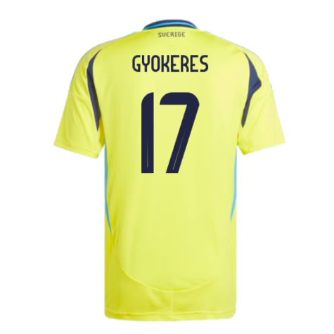 2024-2025 Sweden Home Shirt (GYOKERES 17)