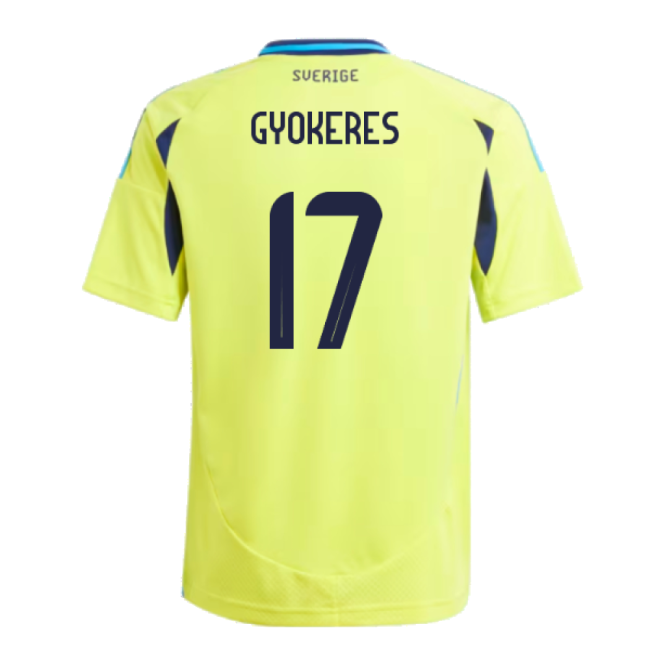 2024-2025 Sweden Home Shirt (Kids) (GYOKERES 17)