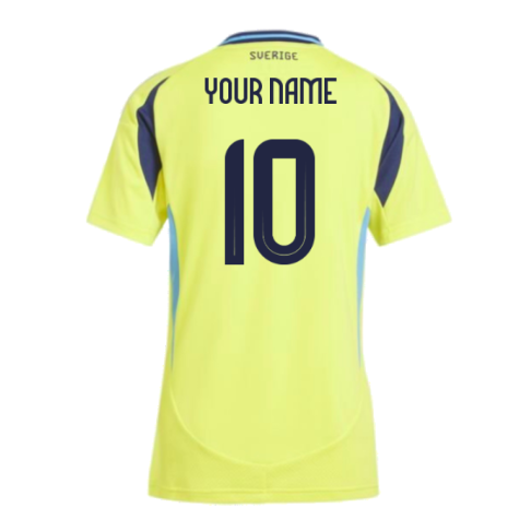 2024-2025 Sweden Home Shirt (Ladies) (Your Name)