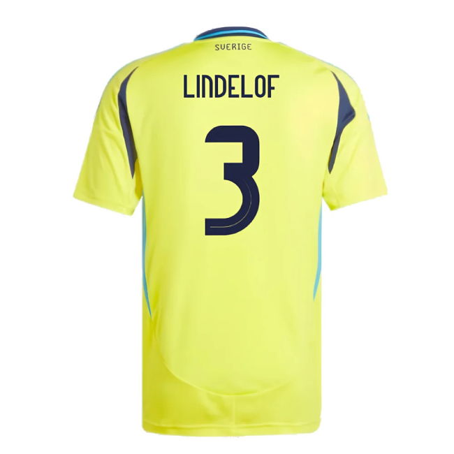2024-2025 Sweden Home Shirt (LINDELOF 3)