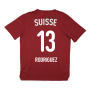 2024-2025 Switzerland Pre-Match Jersey (Red) (Rodriguez 13)