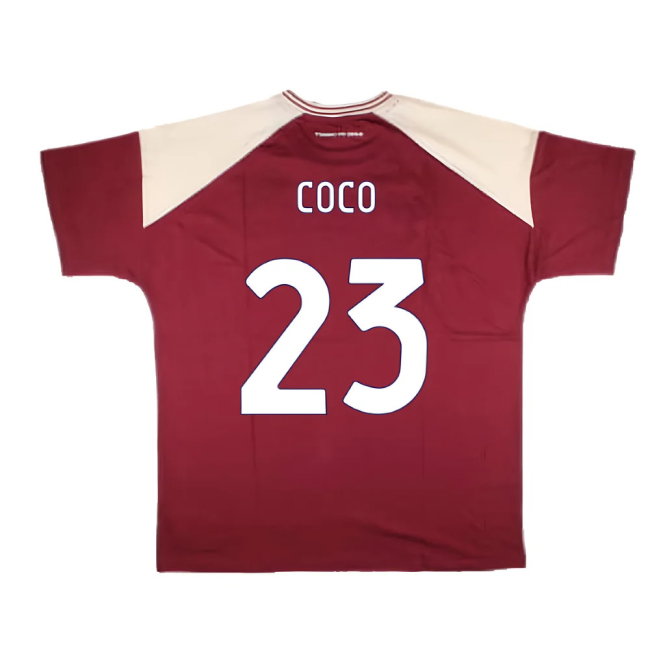 2024-2025 Torino Free Time T-Shirt (Burgundy) (Coco 23)