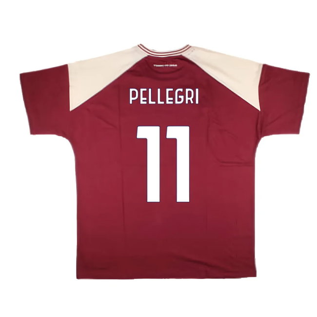 2024-2025 Torino Free Time T-Shirt (Burgundy) (Pellegri 11)