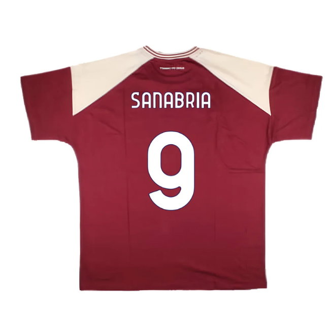 2024-2025 Torino Free Time T-Shirt (Burgundy) (Sanabria 9)