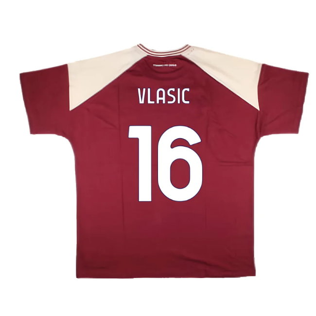 2024-2025 Torino Free Time T-Shirt (Burgundy) (Vlasic 16)
