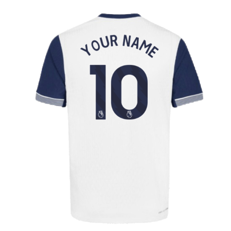 2024-2025 Tottenham Hotspur Authentic Home Shirt (Your Name)
