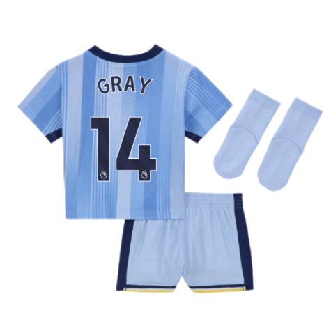 2024-2025 Tottenham Hotspur Away Baby Kit (Gray 14)