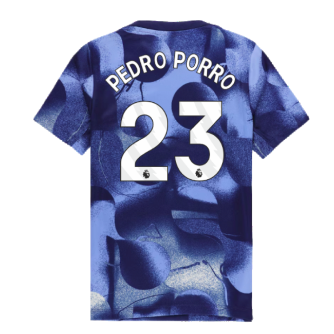 2024-2025 Tottenham Hotspur Dri-FIT Match Shirt (Blue) - Kids (Pedro Porro 23)