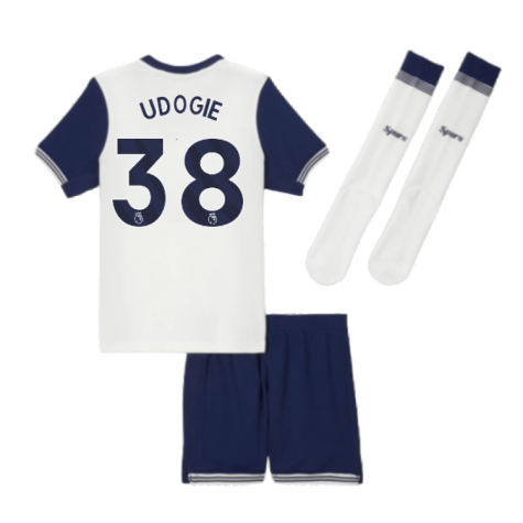 2024-2025 Tottenham Hotspur Home Mini Kit (Udogie 38)