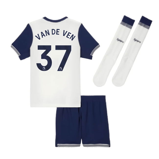 2024-2025 Tottenham Hotspur Home Mini Kit (Van De Ven 37)