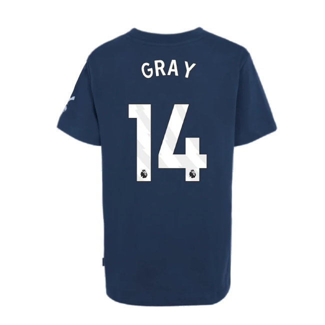 2024-2025 Tottenham Hotspur Just Do It T-Shirt (Navy) - Kids (Gray 14)