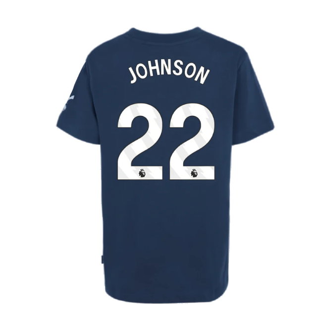 2024-2025 Tottenham Hotspur Just Do It T-Shirt (Navy) - Kids (Johnson 22)