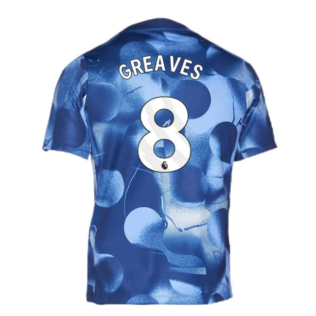 2024-2025 Tottenham Pre-Match Shirt (Binary Blue) (Greaves 8)
