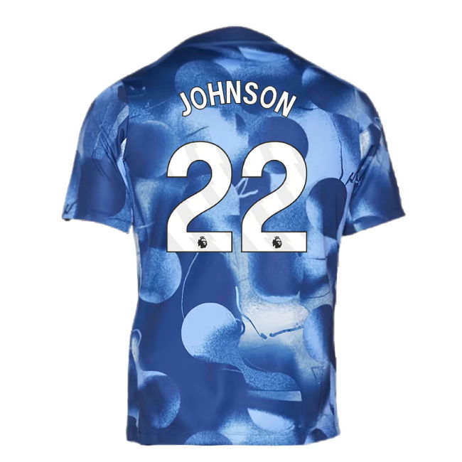 2024-2025 Tottenham Pre-Match Shirt (Binary Blue) (Johnson 22)