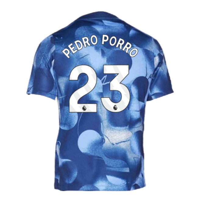 2024-2025 Tottenham Pre-Match Shirt (Binary Blue) (Pedro Porro 23)