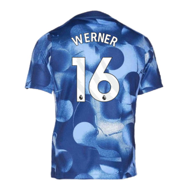2024-2025 Tottenham Pre-Match Shirt (Binary Blue) (Werner 16)