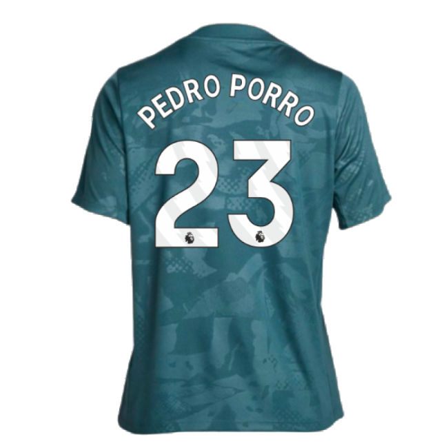2024-2025 Tottenham Third Pre-Match Shirt (Kids) (Pedro Porro 23)