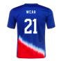 2024-2025 United States USA Away Shirt (WEAH 21)