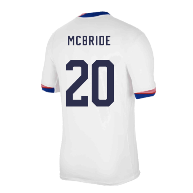 2024-2025 United States USA Home Shirt (MCBRIDE 20)
