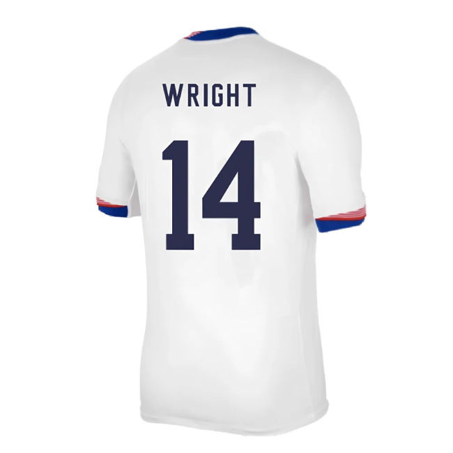 2024-2025 United States USA Home Shirt (WRIGHT 14)