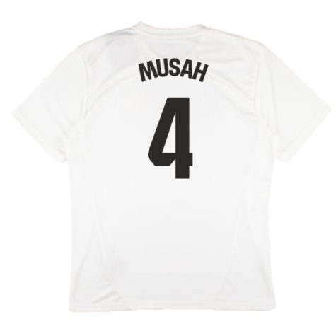 2024-2025 Valencia Training Shirt (White) (Musah 4)