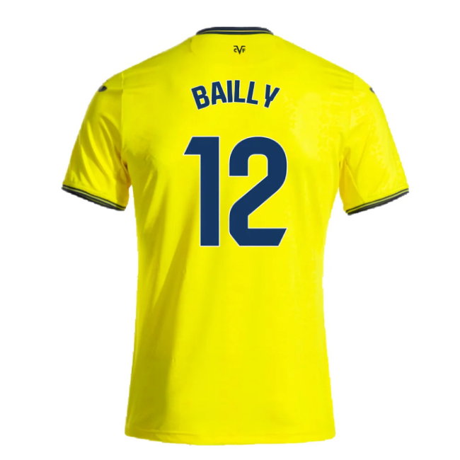 2024-2025 Villarreal Home Shirt (Bailly 12)