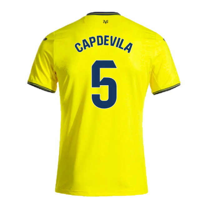 2024-2025 Villarreal Home Shirt (Capdevila 5)