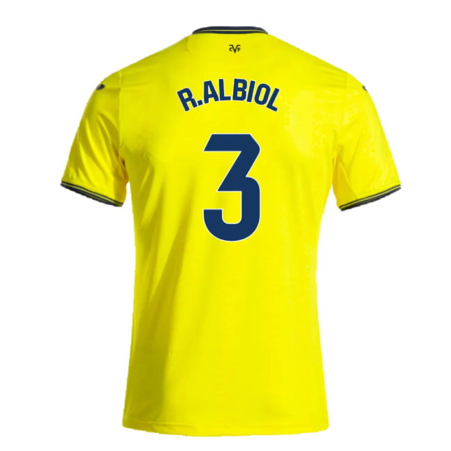 2024-2025 Villarreal Home Shirt (R.Albiol 3)