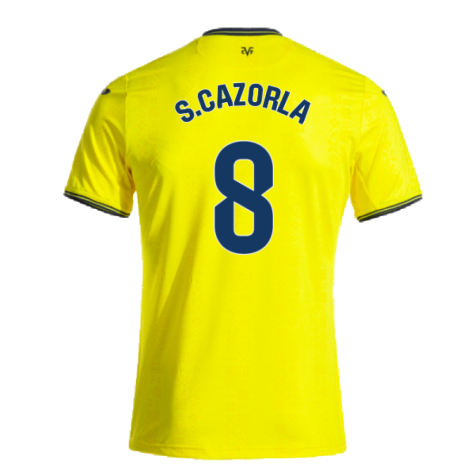 2024-2025 Villarreal Home Shirt (S.Cazorla 8)