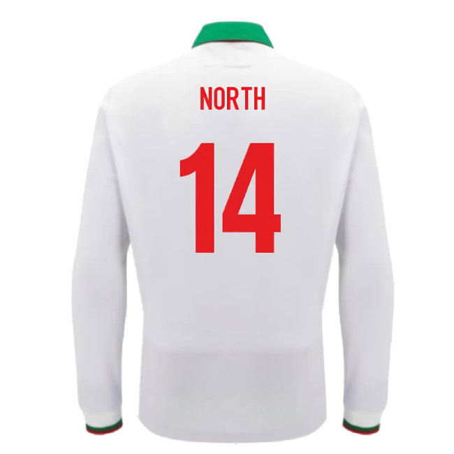 2024-2025 Wales Away Cotton LS Rugby Shirt (North 14)