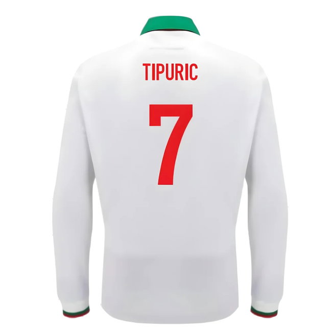 2024-2025 Wales Away Cotton LS Rugby Shirt (Tipuric 7)