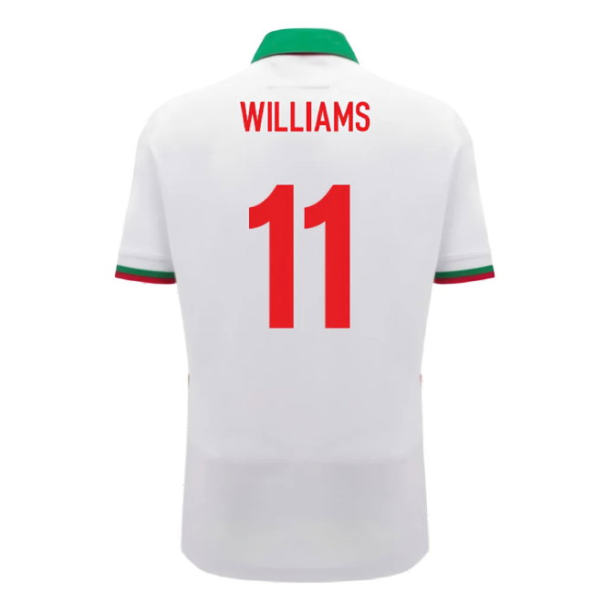 2024-2025 Wales Away Cotton Rugby Shirt (Kids) (Williams 11)