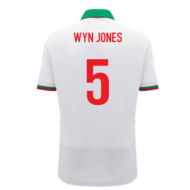 2024-2025 Wales Away Cotton Rugby Shirt (Kids) (Wyn Jones 5)