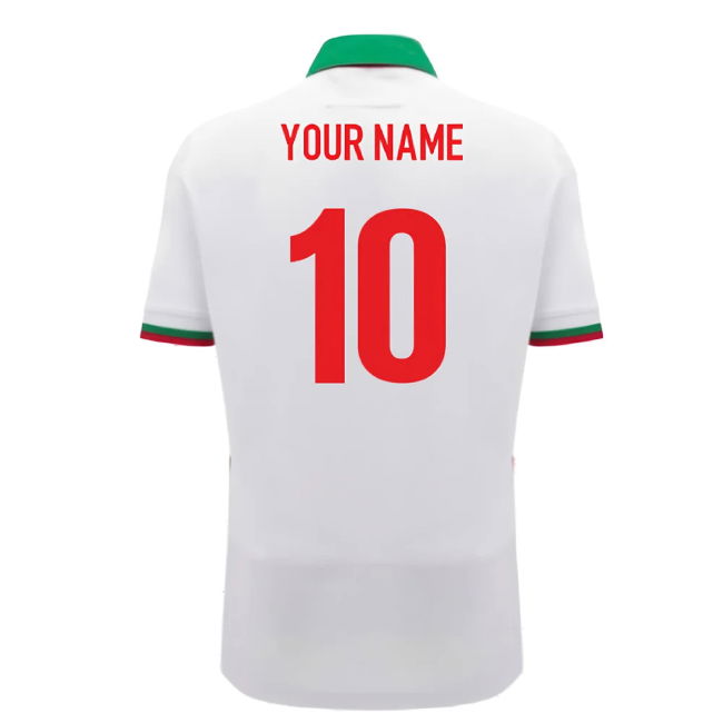 2024-2025 Wales Away Cotton Rugby Shirt (Kids) (Your Name)