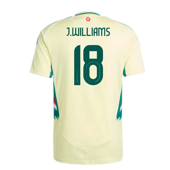 2024-2025 Wales Away Shirt (J.Williams 18)