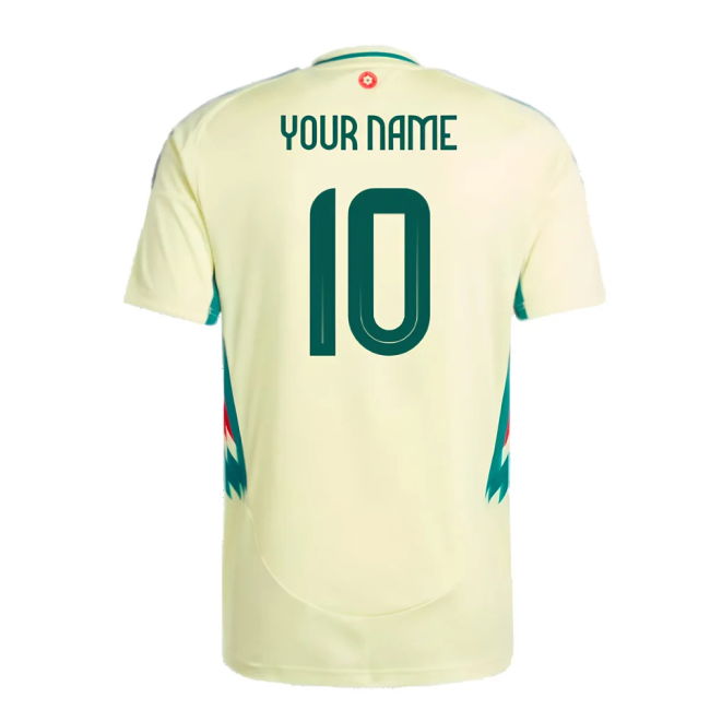 2024-2025 Wales Away Shirt (Your Name)