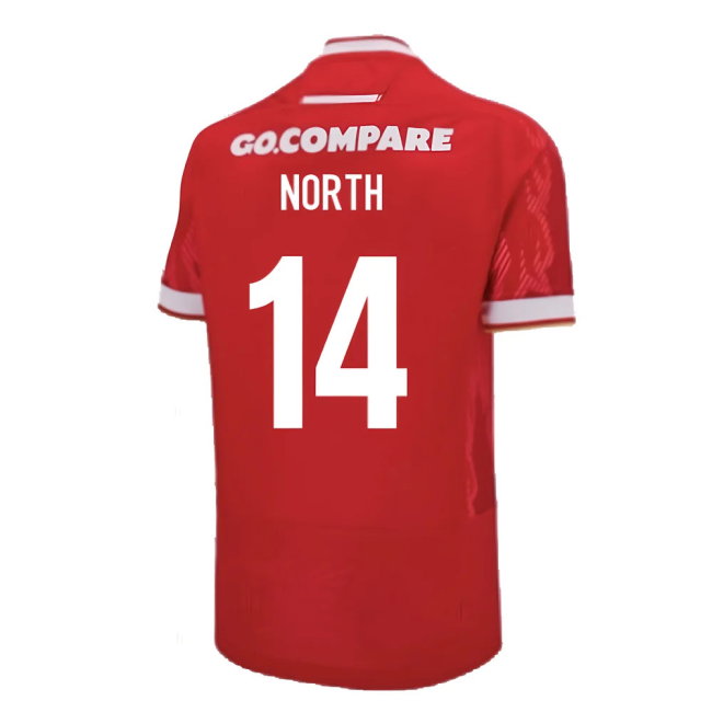 2024-2025 Wales Home Poly Replica Rugby Shirt (North 14)
