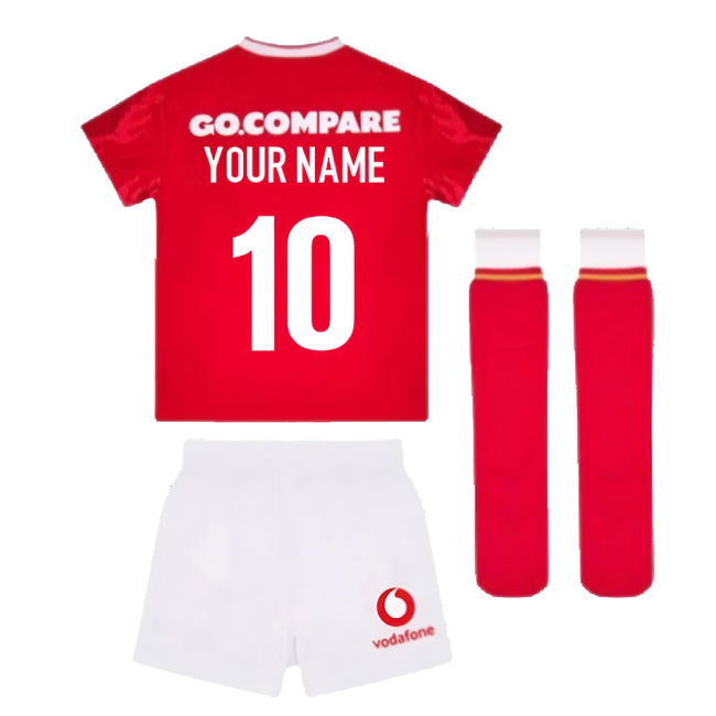 2024-2025 Wales Home Rugby Mini Kit (Your Name)