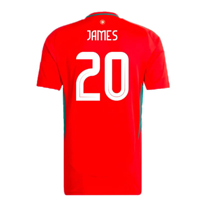 2024-2025 Wales Home Shirt (James 20)