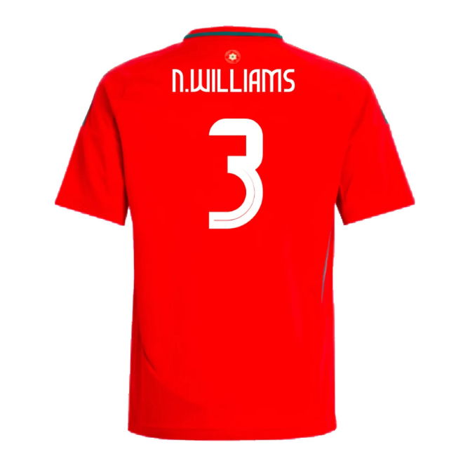 2024-2025 Wales Home Shirt - Kids (N.Williams 3)