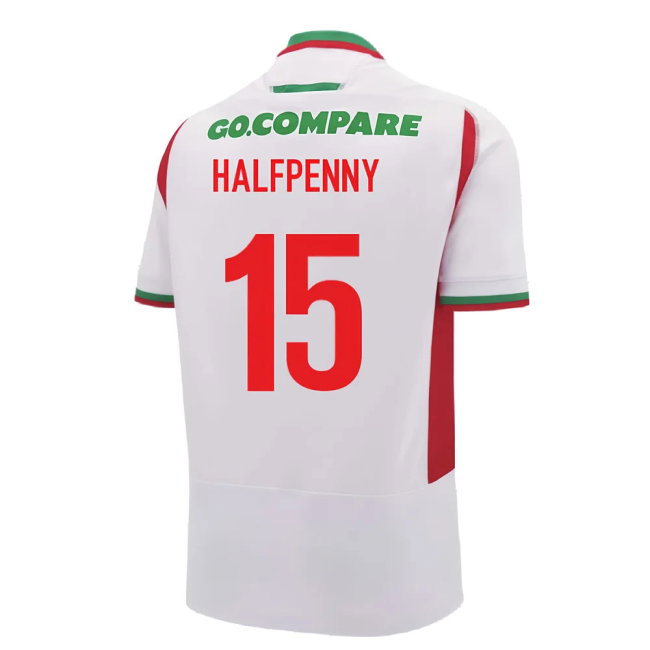 2024-2025 Wales Rugby Away Replica Shirt (Halfpenny 15)