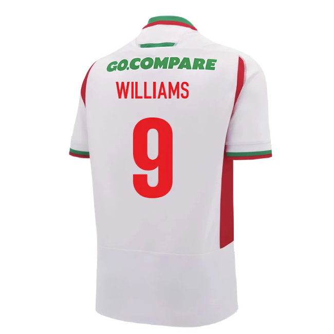 2024-2025 Wales Rugby Away Replica Shirt (Williams 9)